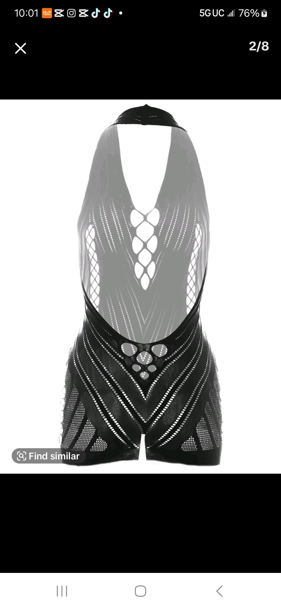 Coming Soon. Women's Solid Black Lace Hallow Out Halter Neck Cover Up Romper