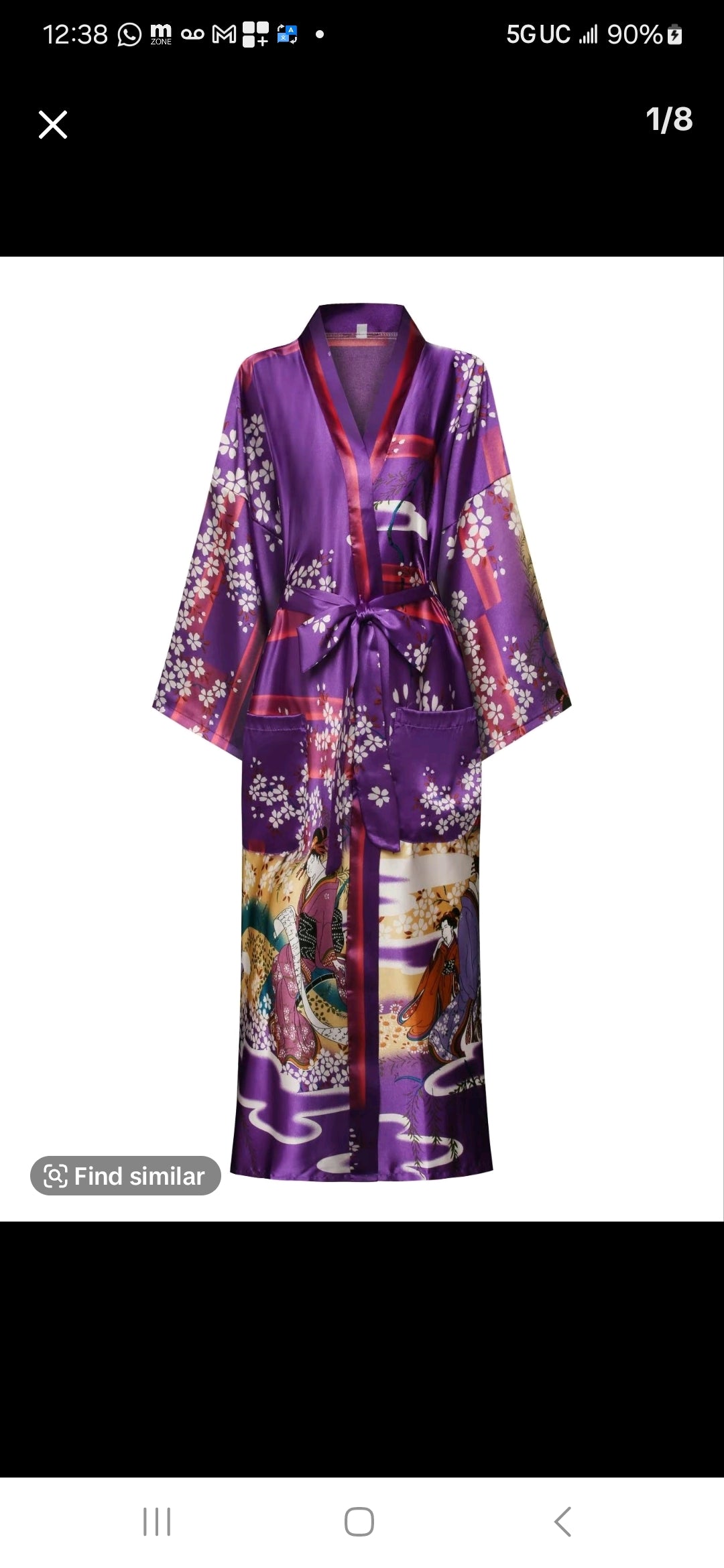 Coming Soon.  Women's Floral and Figure Print Belted Satin Robe, Casual Long Sleeve V Neck Pocket Design Robe, Ladies Sleepwear For All Seasons.