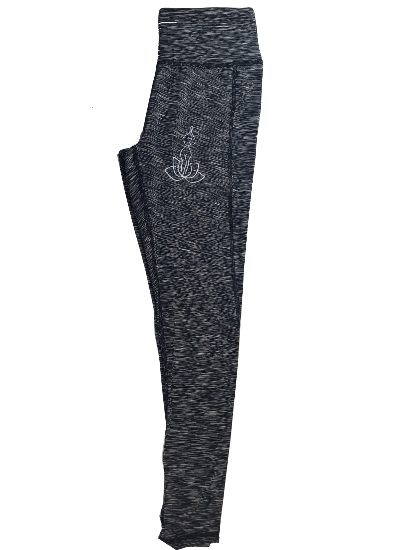Space Dye Red, Black and Blue Leggings