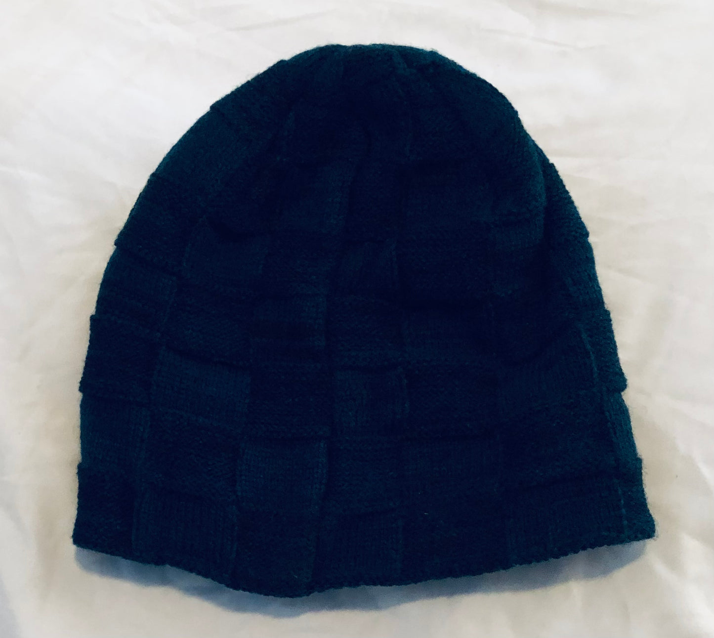 Fuzzy Line Knit Beanie Hats